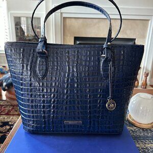 Brahmin Medium Asher, genuine leather,  Color Ink Leontyne, NWT